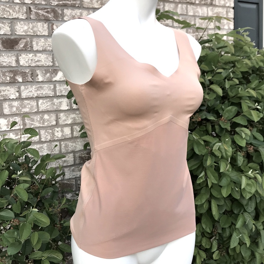 🐬HoneyLove  shape wear Nude Beige Sleeveless Top Camisole - Picture 3 of 8